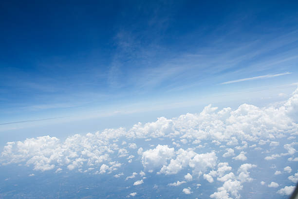 Blue Sky and Clouds stock photo