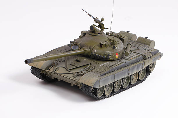 istock Miniature model of the Soviet battle tank 177355730