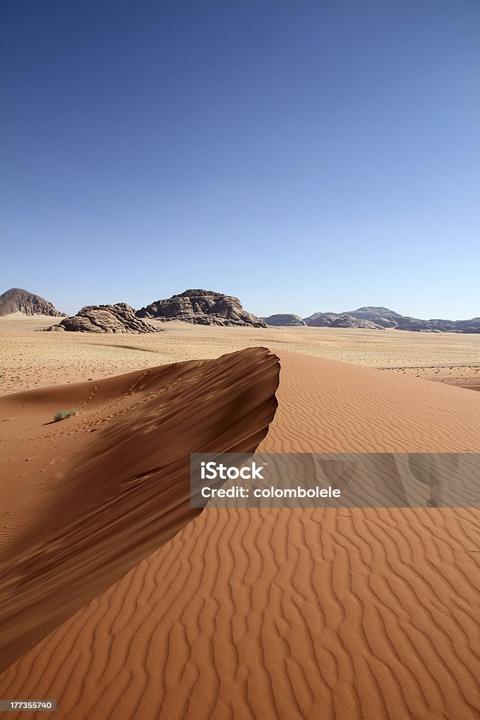 Dunas do deserto de Wadi Rum, Jordânia - Royalty-free Ao Ar Livre Foto de stock