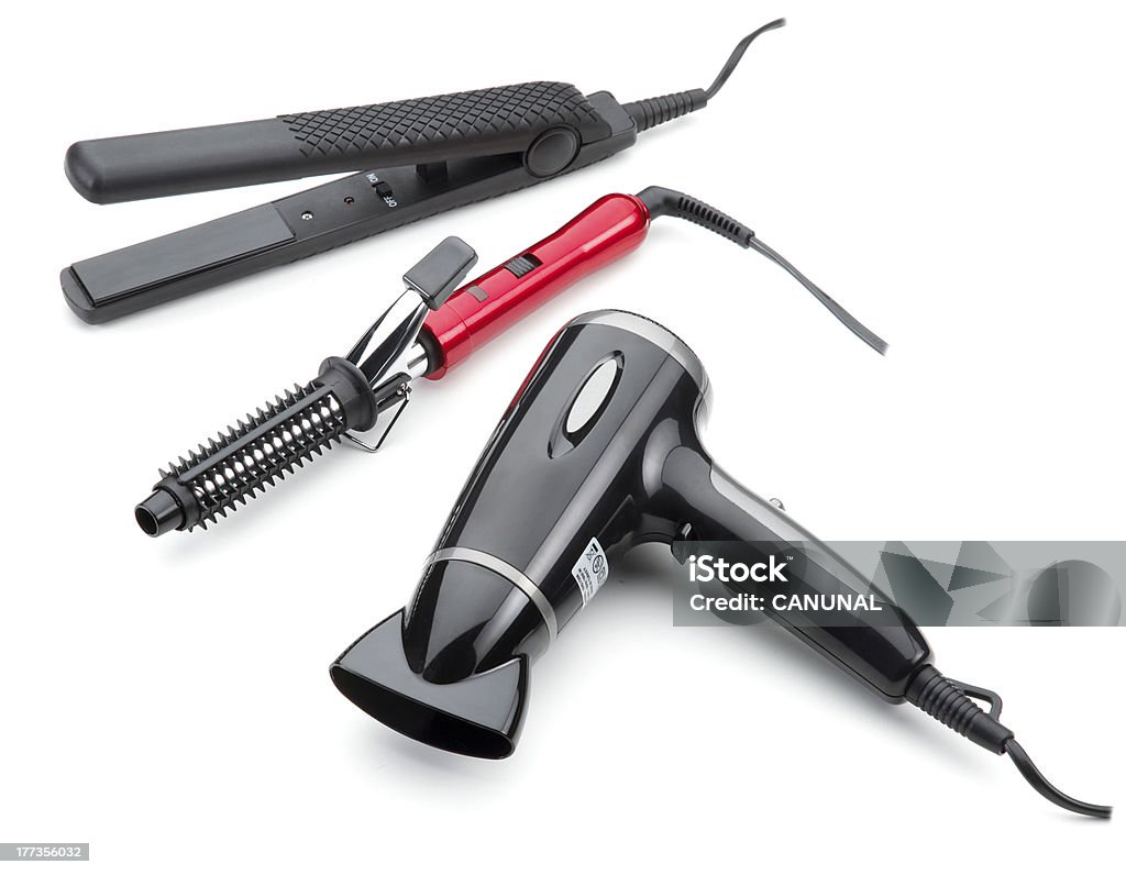 Hair Equipments Stock Photo - Download Image Now - Curling Tongs, Hair Dryer, Red - iStock Hair Equipments Stock Photo - Download Image Now - Curling Tongs, Hair Dryer, Red - iStock