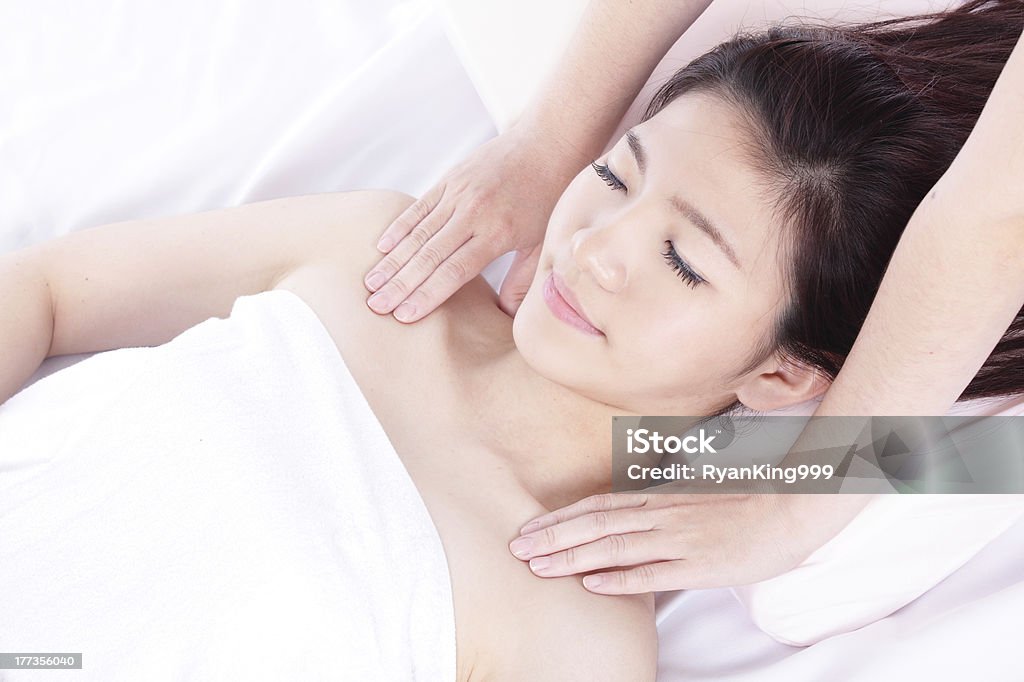 Mulher no spa de saúde - Royalty-free Adolescente Foto de stock