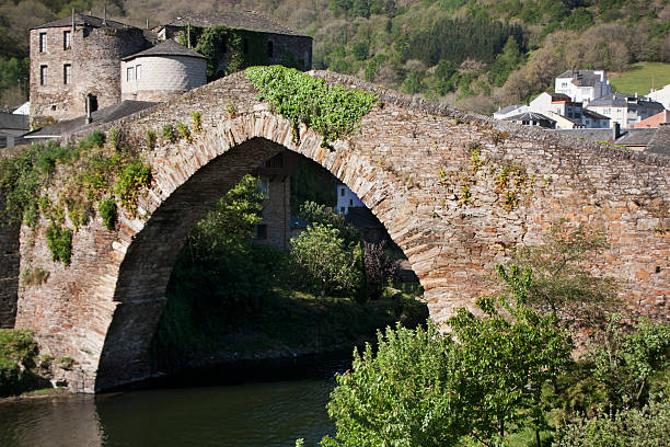 Old bridge in Navia de Suarna (Galicia , Spain)