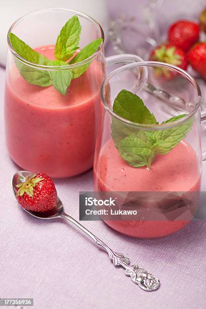 Strawberry Smoothie Stock Photo - Download Image Now - Berry Fruit, Breakfast, Cold Temperature