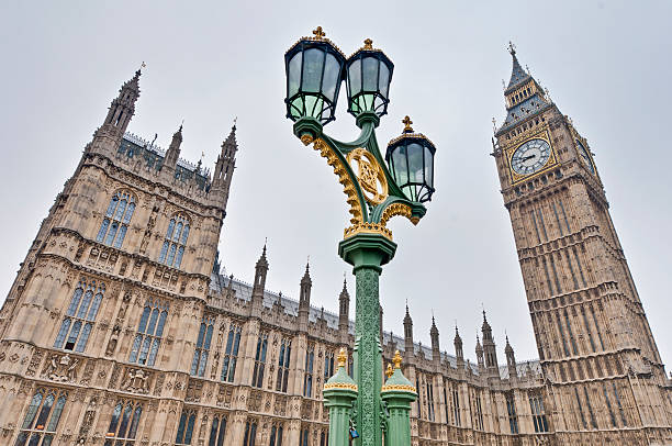 istock Big Ben tower clock at London, England 177358018