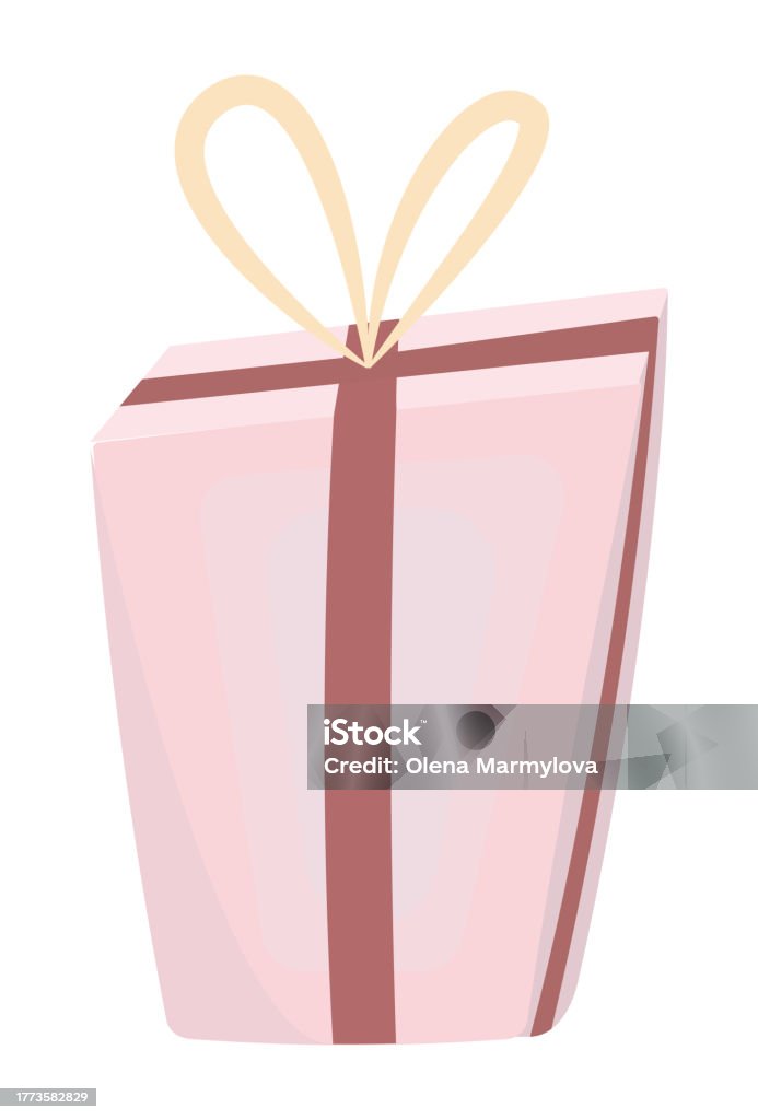 Cute Rectangular Box.net Cute High Rectangular Gift Box Stock Illustration - Download Image Now ...