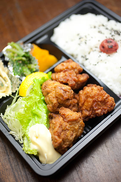 istock Japanese Cuisine Chicken Karaage Bento 177358873