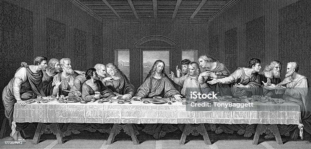 The Last Supper - Ilustração de Última Ceia royalty-free