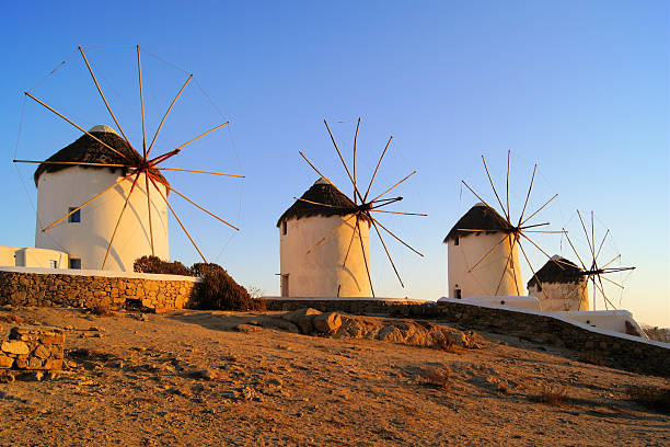istock Windmills of Mykonos 177359565