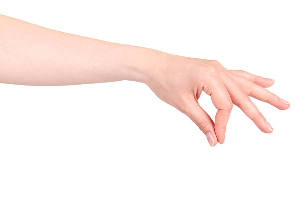istock Female left hand performing a placing or pinching sign 177359998
