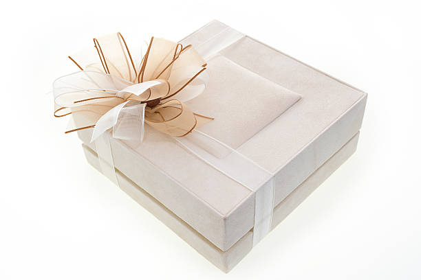 luxury gift box stock photo
