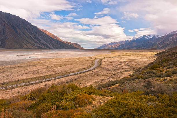 istock Glacial carved valley at Mount Cook 177361143