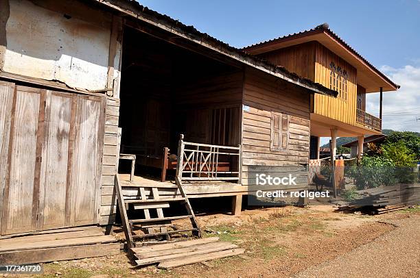 Thailand House Village Outdoor Local Country Stock Photo - Download Image Now - Architectural Feature, Architecture, Asia