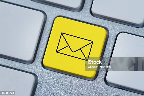 Emailsymbol Am Computer Key Stockfoto und mehr Bilder von Briefumschlag - Briefumschlag, Icon, Abschicken