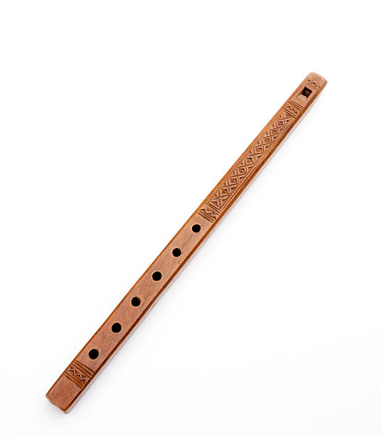 istock Wooden flute from Eastern Europe 177362034