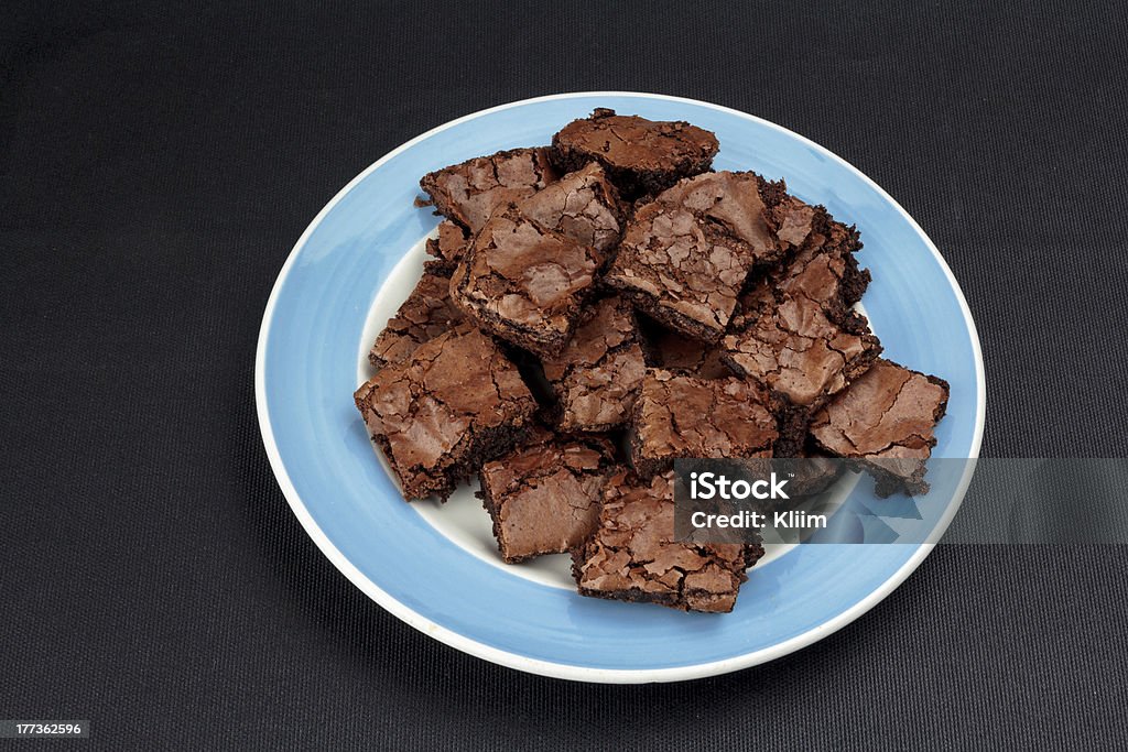 Brownies sur une assiette - Photo de Aliment libre de droits