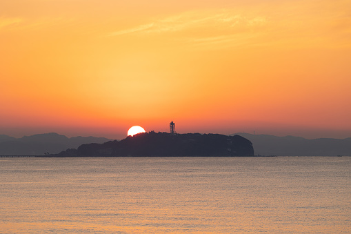 Sunrise from Enoshima-island