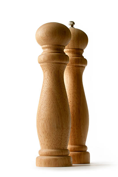istock Wooden salt and pepper set 177364759