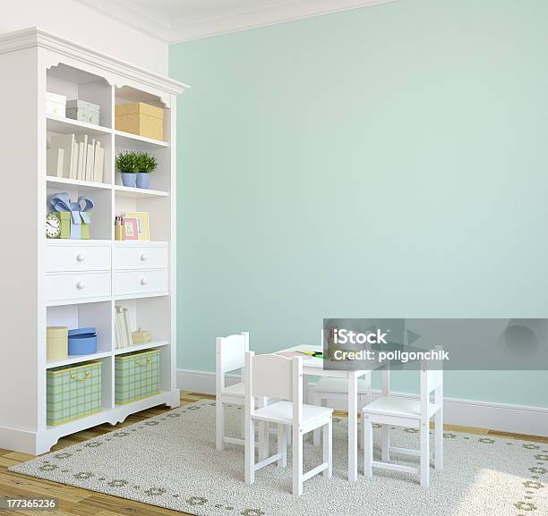 Interior Of Playroom Stock Photo - Download Image Now - Storage Compartment, Playroom, Design