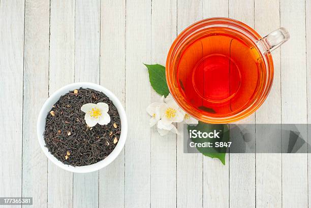 Herbata Jaśminowa - zdjęcia stockowe i więcej obrazów Bez ludzi - Bez ludzi, Biały, Czarny kolor