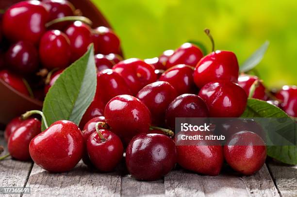 Fresh Cherries Stock Photo - Download Image Now - Berry Fruit, Cherry, Food