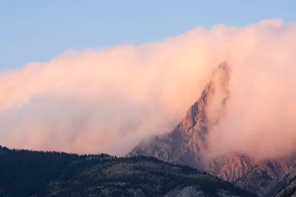 "A cloud bank descends on Kananaskis, Alberta, Canada.For more natural wonders, click the Lightbox links below:"