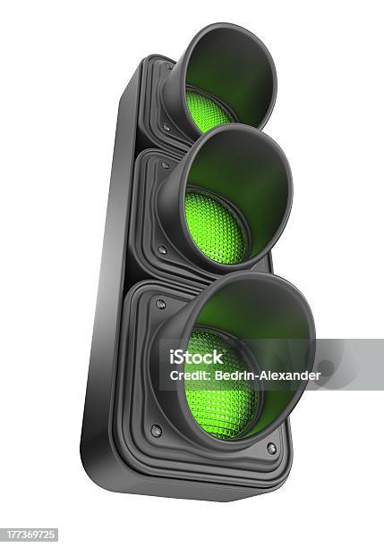 緑の信号を通過します3 D のアイコン絶縁 - 青信号のストックフォトや画像を多数ご用意 - 青信号, 3D, 交通信号機