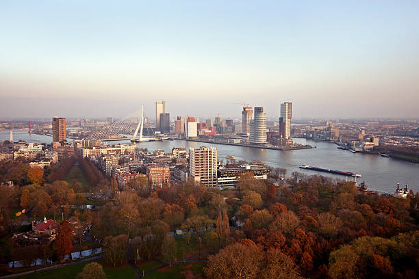 istock View on Rotterdam with the river Meuse in Netherlands 177370309