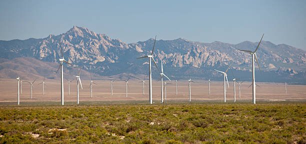 Wind Farm Out West stock photo