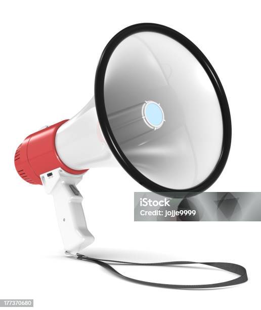 Megafone - Fotografias de stock e mais imagens de Megafone - Megafone, Branco, Fotografia - Imagem