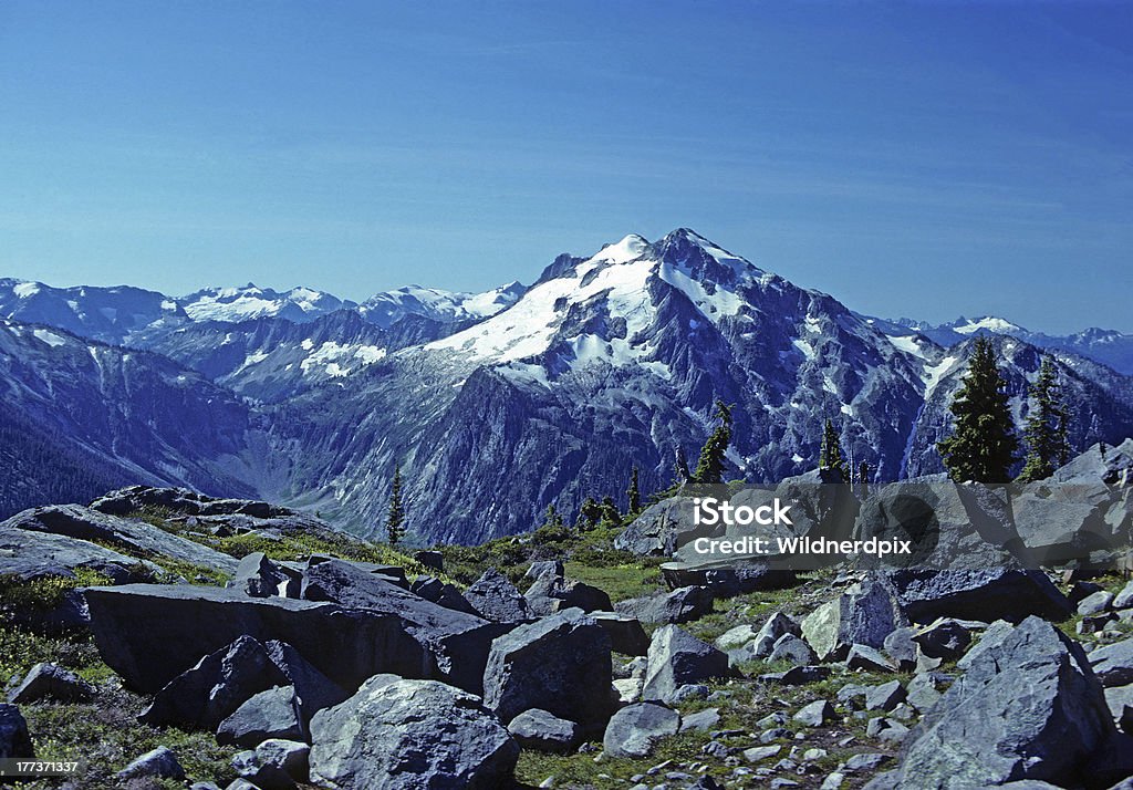 Пик по альпийским Трейл - Стоковые фото Без людей роялти-фри