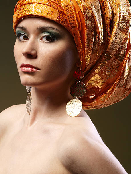 istock Girl with a rich turban 177371356