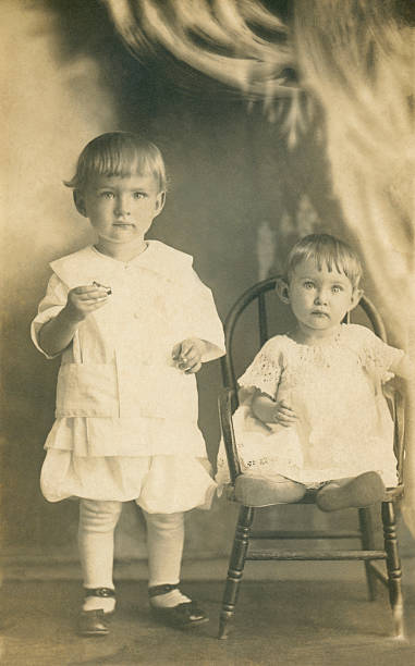 istock Two Small Children Early 20th Century 177371671