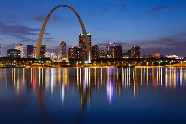 Photo of City of St. Louis skyline.