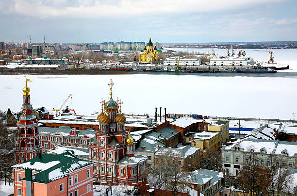 istock April view Stroganov church and Cathedral Nevsky 177372878