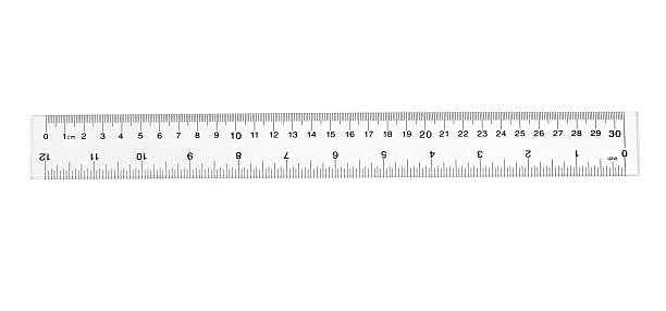 Ruler Plastic transparent Ruler with white background centimeter photos stock pictures, royalty-free photos & images