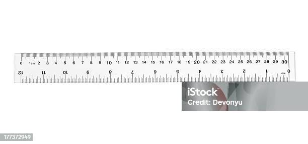 Ruler Stock Photo - Download Image Now - Ruler, Transparent, Centimeter