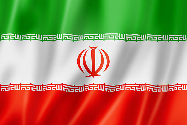 이란의 국기 - iranian flag 뉴스 사진 이미지
