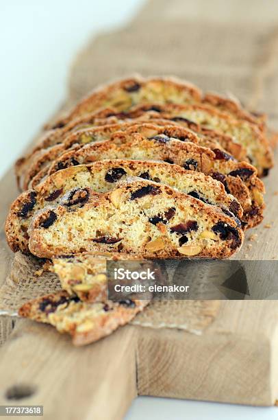 Pistachios And Dried Cranberries Biscotti Stock Photo - Download Image Now - Biscotti, Dried Fruit, Baking