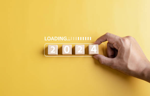 istock Loading progress from 2023 to 2024 to countdown merry christmas and happy new year, Planning and challenge strategy in new year 2024 Concept. 1773740928