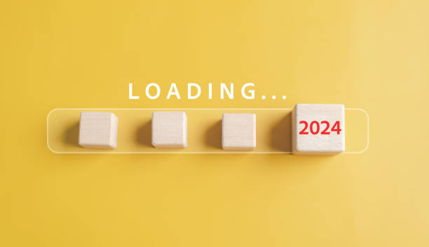 istock Loading progress from 2023 to 2024 to countdown merry christmas and happy new year, Planning and challenge strategy in new year 2024 Concept. 1773740929