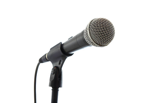 microphone stock photo