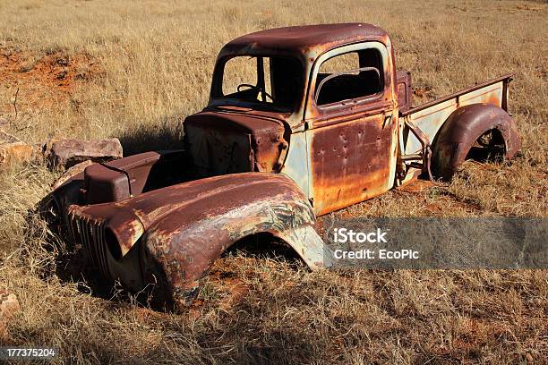 Rusty Old Pickup Truck Stock Photo - Download Image Now - Abandoned, Antique, Broken