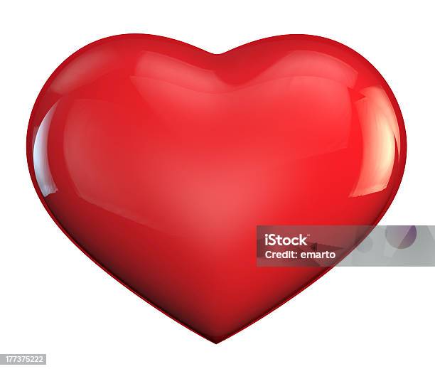 Heart Love Symbol Stock Photo - Download Image Now - Heart Shape, Three Dimensional, Celebration Event