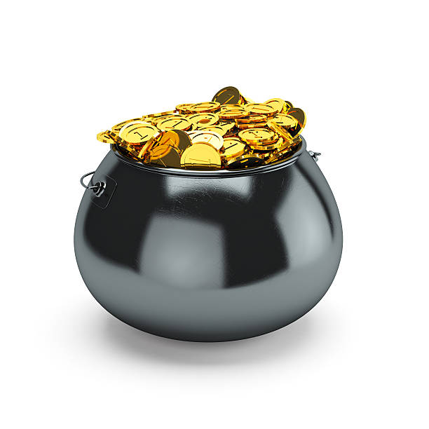 istock Pot of gold 177375833