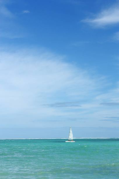 istock Sailboat, ocean and sky 177375907
