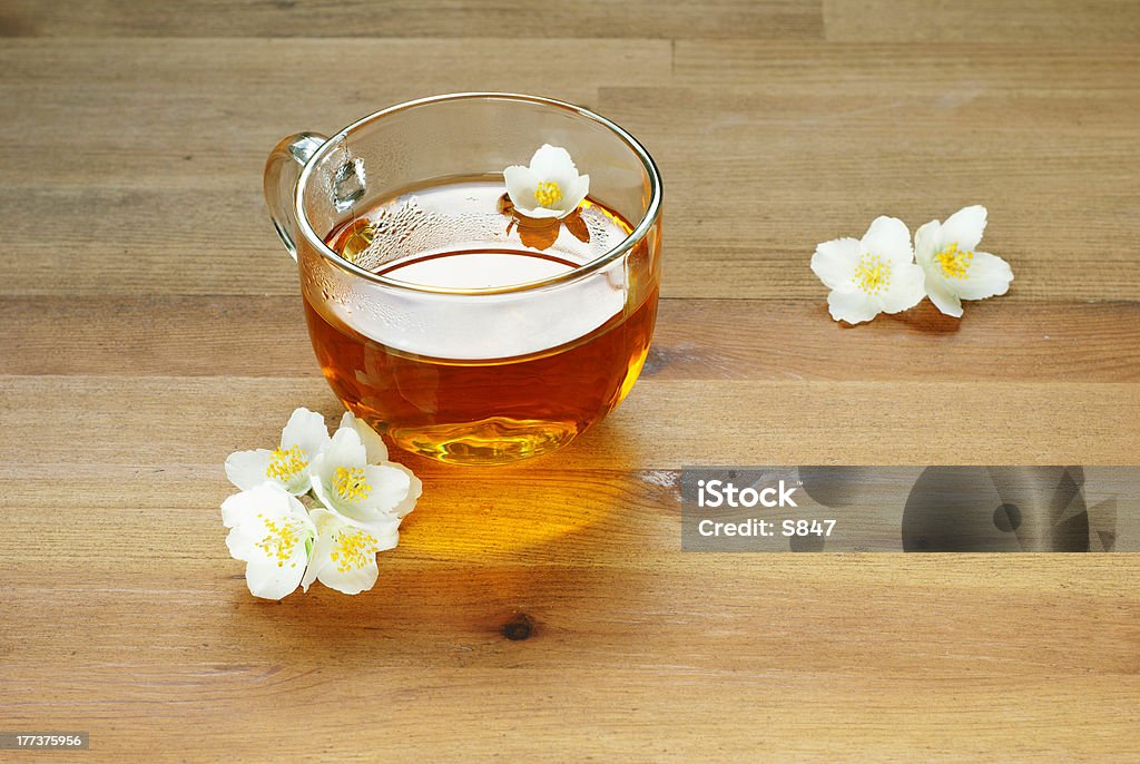 Jasmine tea - Lizenzfrei Alkoholfreies Getränk Stock-Foto