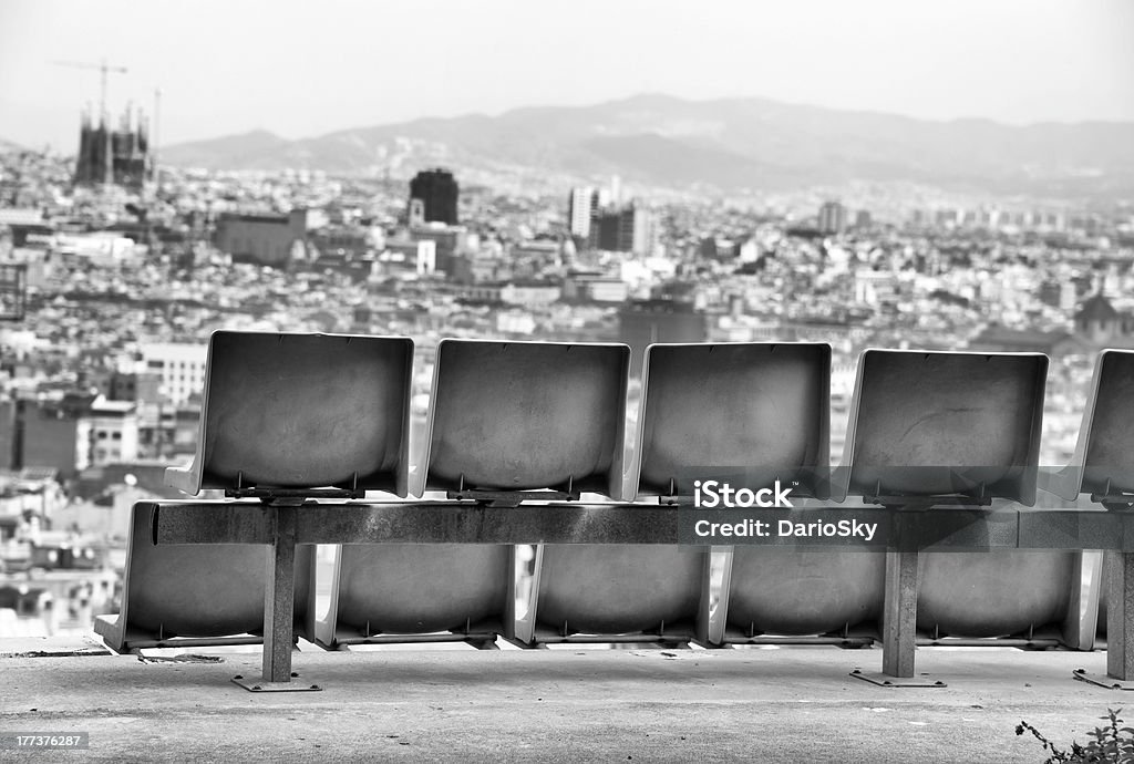 올림픽공원 경기장용 바르셀로나 - 로열티 프리 0명 스톡 사진