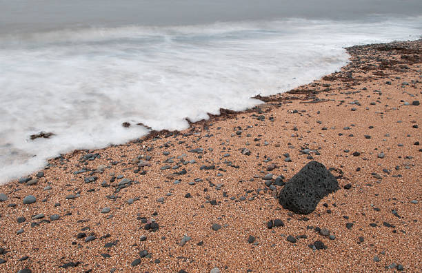 Plaża w Islandii zimą – zdjęcie