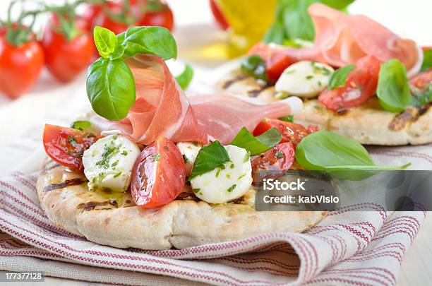 Pita Bread With Salad Stock Photo - Download Image Now - Appetizer, Bakery, Banquet