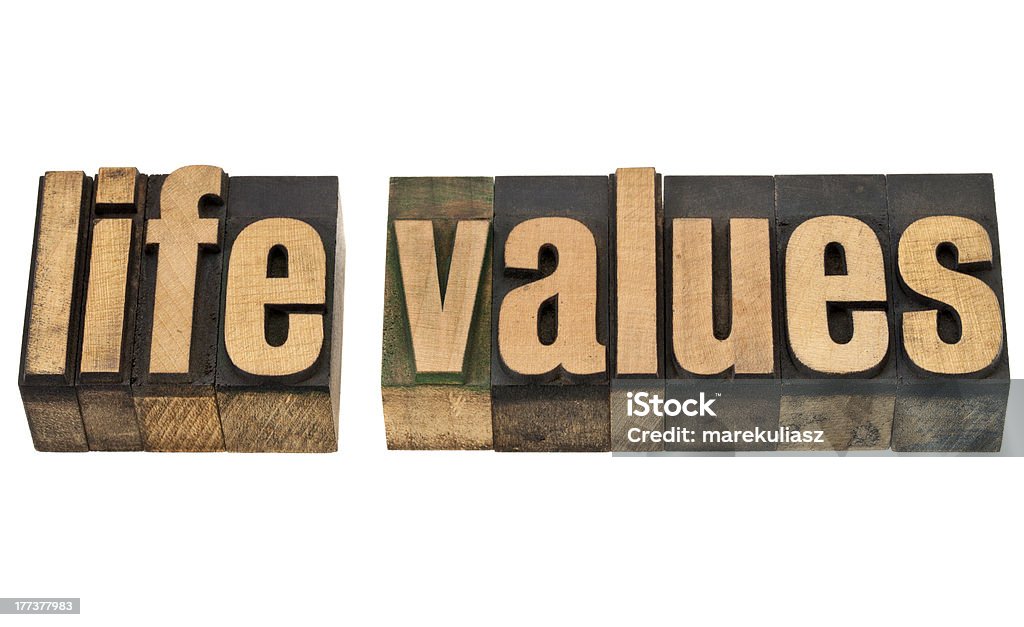 Valores em madeira tipo de vida - Foto de stock de Antiguidade royalty-free